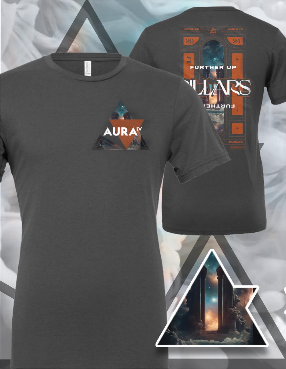 Pillars Art Show Bundle - Grey Shirt (Preorder)