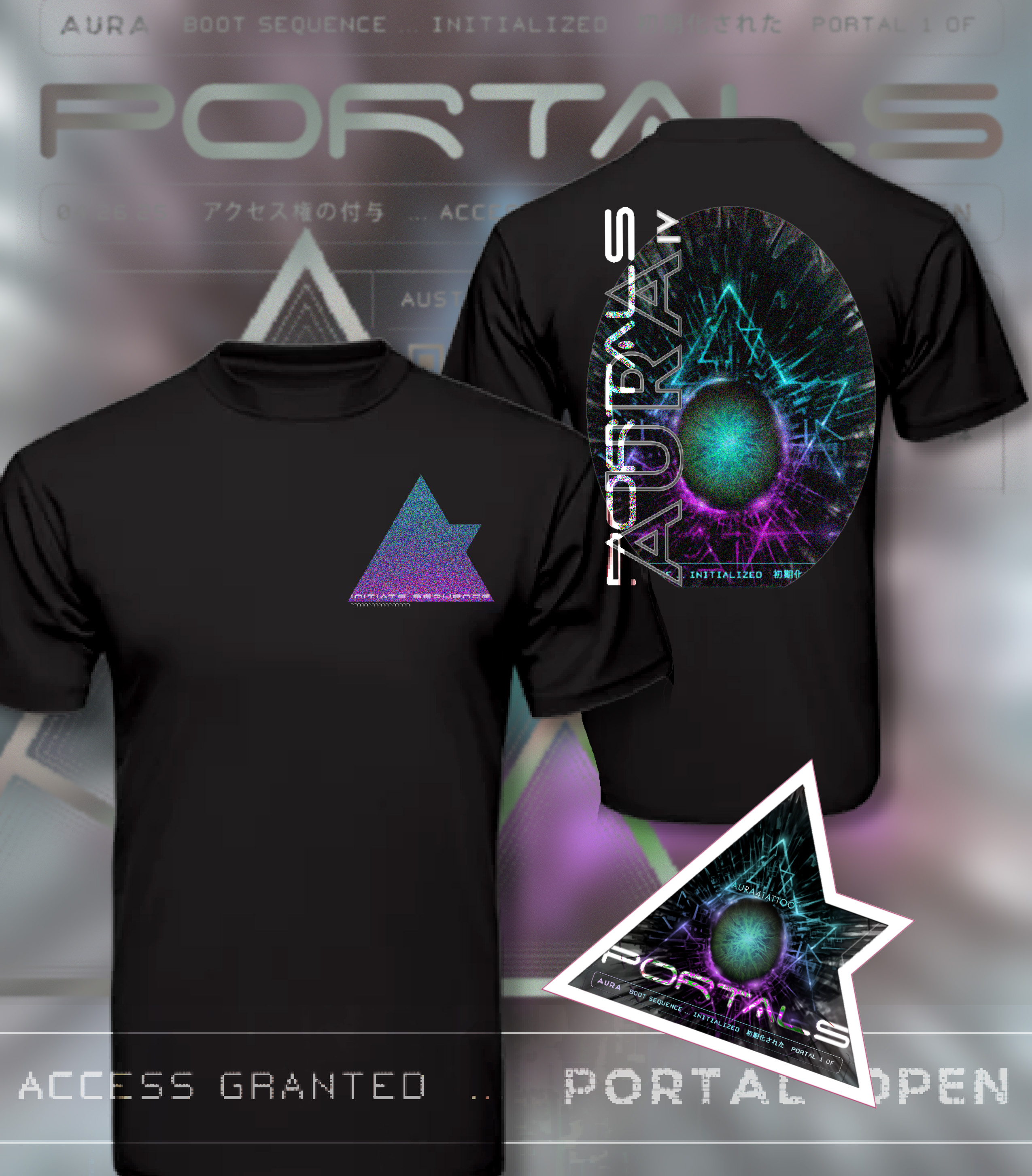 LIMITED PORTALS Art Show Event Tee